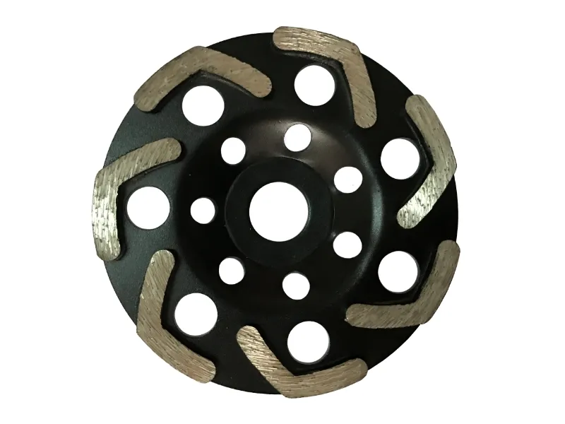 Muela abrasiva tipo hoja de sauce