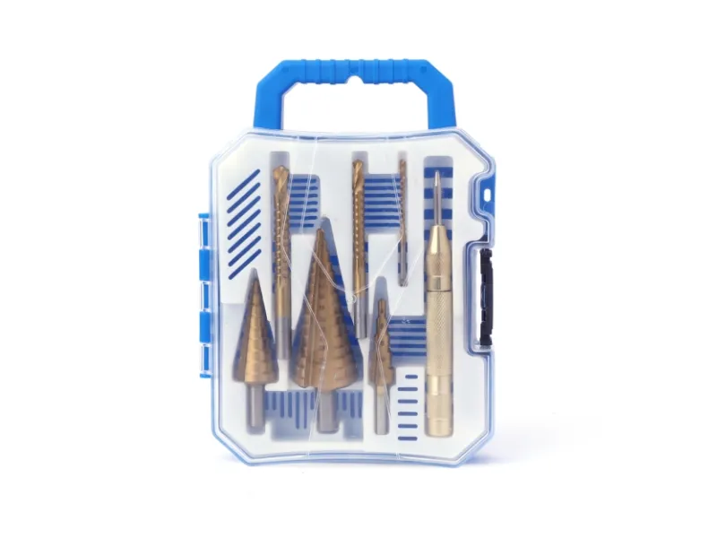 Juego de brocas escalonadas y brocas de dientes de sierra de 7 piezas