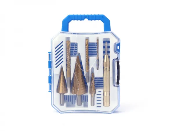 Juego de brocas escalonadas y brocas de dientes de sierra de 7 piezas