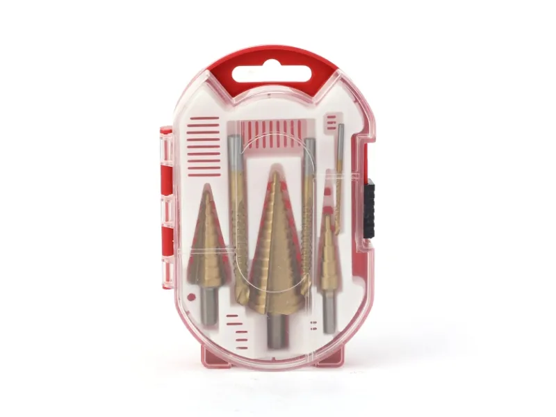 Juego de brocas escalonadas y brocas de dientes de sierra de 6 piezas