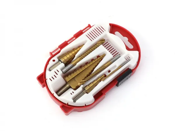 Juego de 6 brocas escalonadas y brocas de dientes de sierra