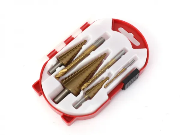 Juego de brocas escalonadas y brocas de dientes de sierra de 6 piezas