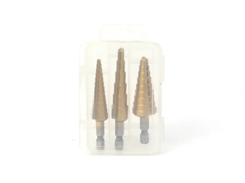 Juego de brocas escalonadas de 3 piezas