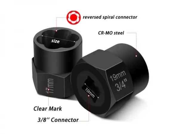 Juego de extractores de 26 piezas.