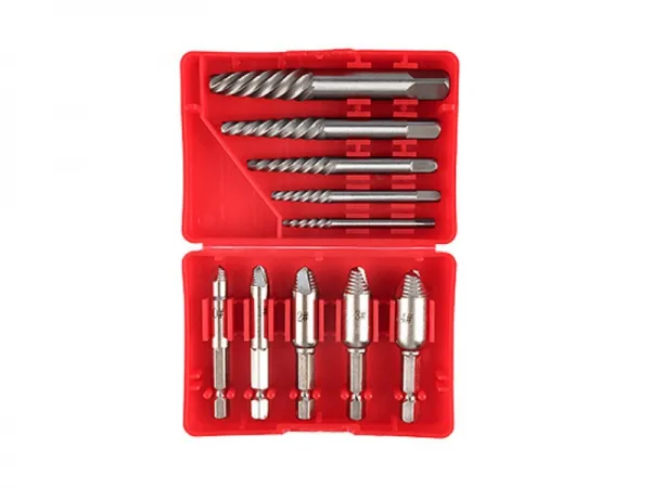 Juego de extractores de tornillos de 10 piezas