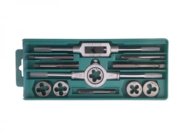 Grifo y troquel métricos de 12 piezas