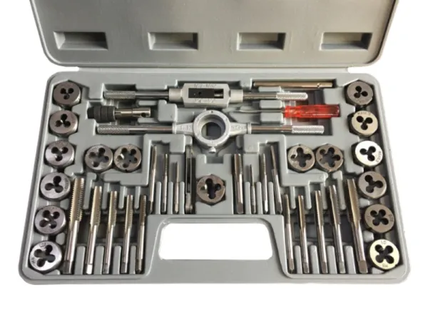 Juego de machos y matrices métricos de 40 piezas