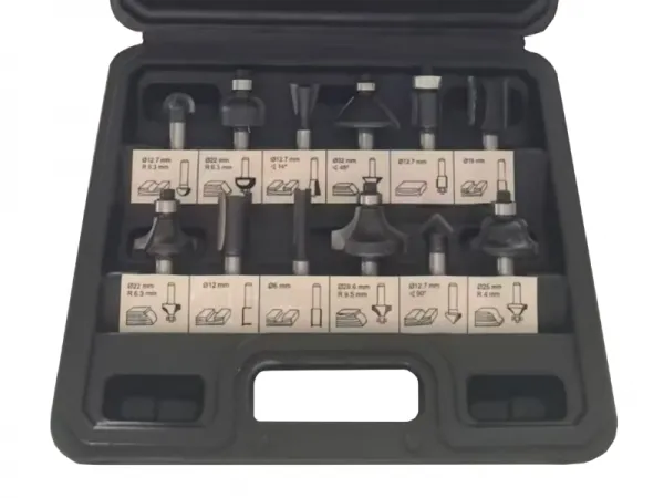 Juego de brocas para enrutador de 12 piezas