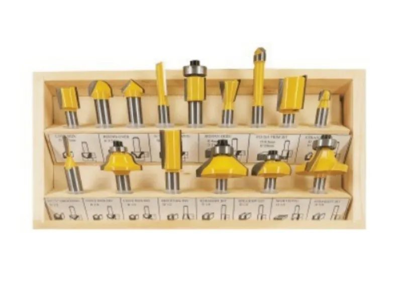 Juego de brocas para enrutador de 15 piezas