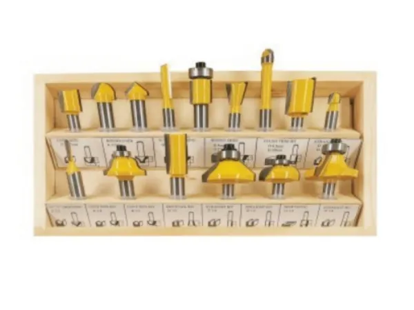 Juego de brocas para enrutador de 15 piezas