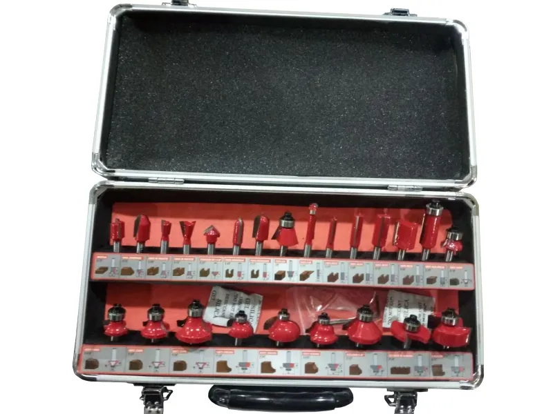 Juego de brocas para enrutador de 24 piezas