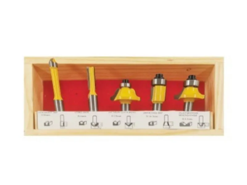 Juego de brocas para enrutador de inicio de 5 piezas