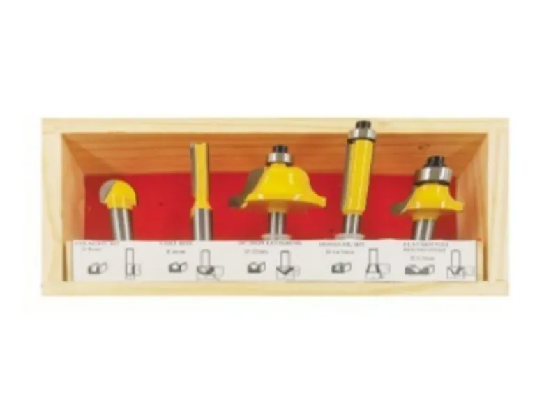 Juego de brocas m&eacute;tricas para enrutador de 5 piezas