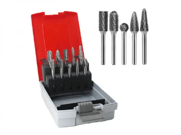 Juego de fresas de carburo de 10 piezas