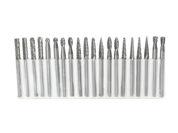 Juego de fresas de carburo de 20 piezas