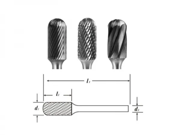 Fresa de carburo tipo C