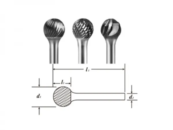 Fresa de carburo tipo D