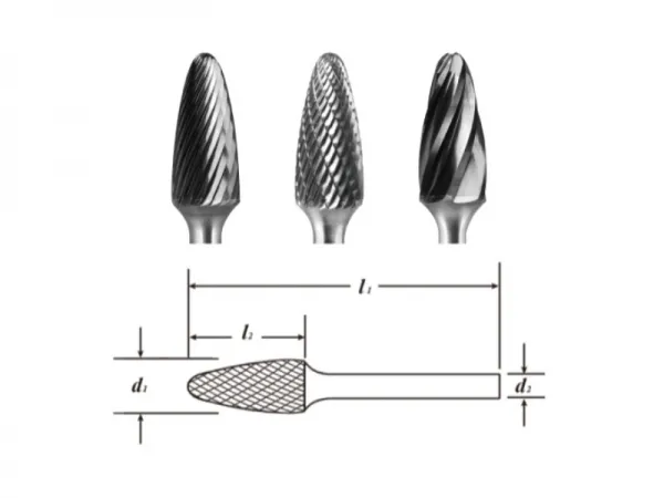 Fresa de carburo tipo F