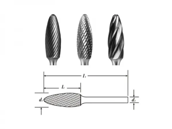 Fresa de carburo tipo H