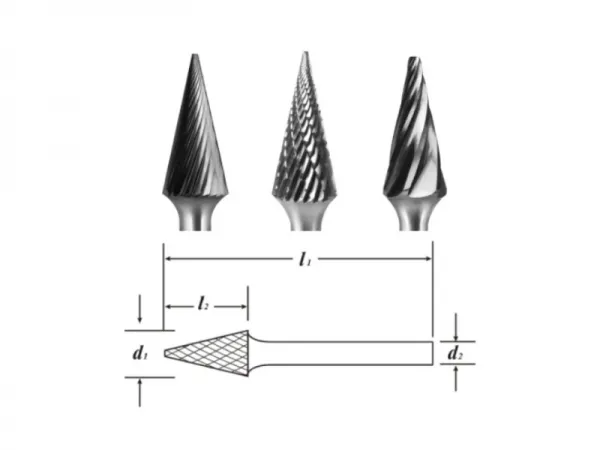 Fresa de carburo tipo M