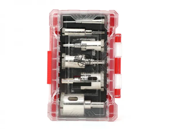 Juego de sierra perforadora de pared de 6 piezas