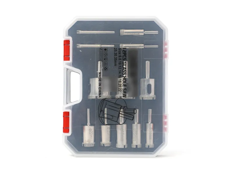 Juego de sierra perforadora de pared de 12 piezas