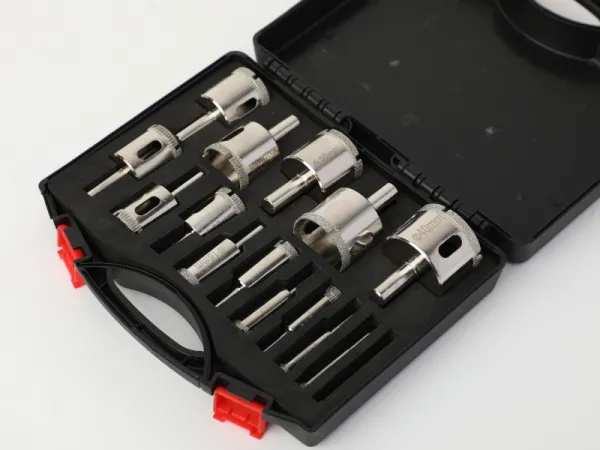 Juego de sierra perforadora de pared de 15 piezas