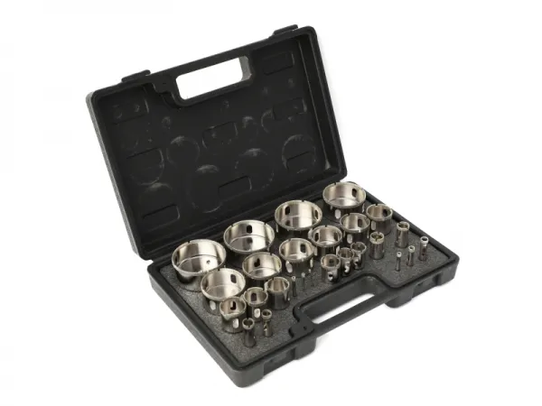 Juego de sierra perforadora de pared de 26 piezas