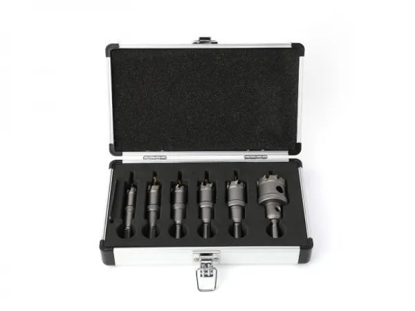 Juego de sierra perforadora de pared de 6 piezas