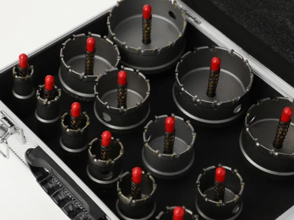 Juego de sierra perforadora de pared de 13 piezas