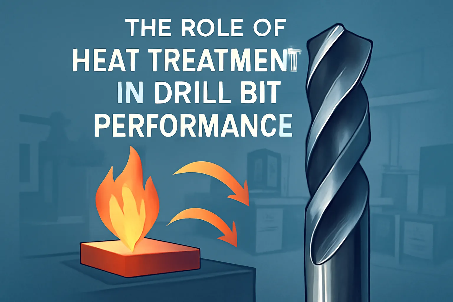 El papel del tratamiento térmico en el rendimiento de la broca.