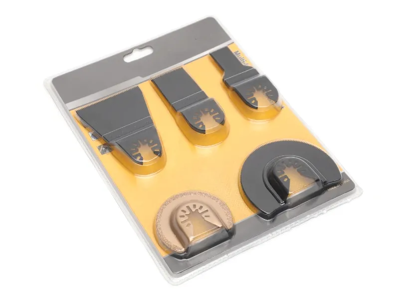 Juego de hojas de sierra oscilantes multiusos de 5 piezas